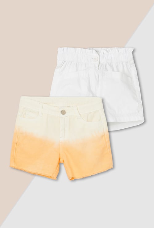 Girls Assorted Shorts - Pack of 2