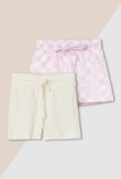 Girls Assorted Shorts - Pack of 2