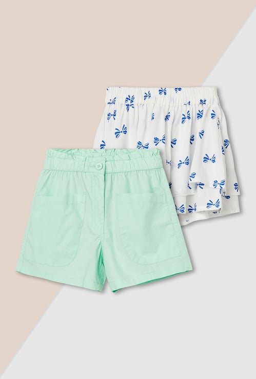 Girls Shorts - Pack of 2
