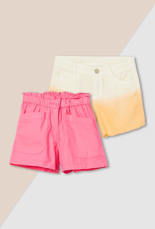 Girls Shorts - Pack of 2