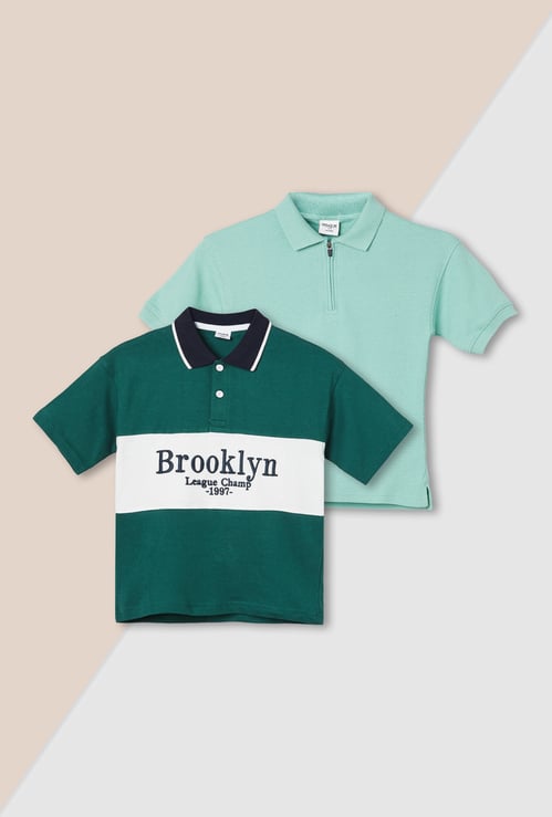 Boys Polo T-shirt - Pack of 2