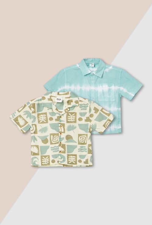 Boys Printed Shirt - Pack of 2