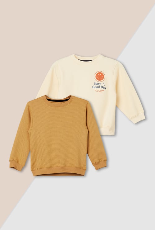 Boys Assorted Sweatshirt - Pack of 2