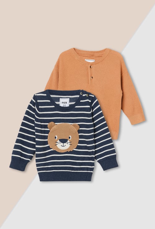 Boys Assorted Sweater - Pack of 2