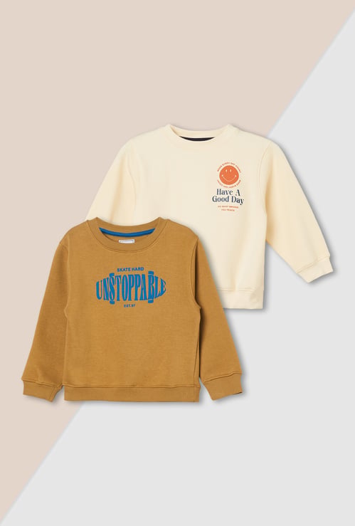 Boys Printed Sweatshirt - Pack of 2