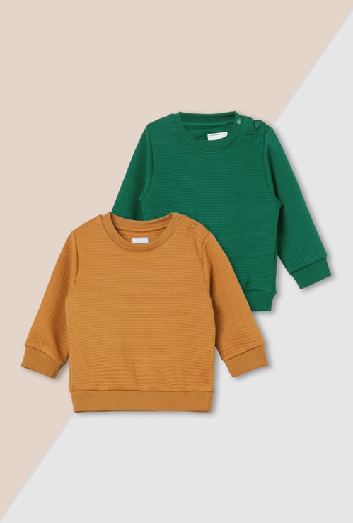 Boys Ribbed Sweatshirt - Pack of 2