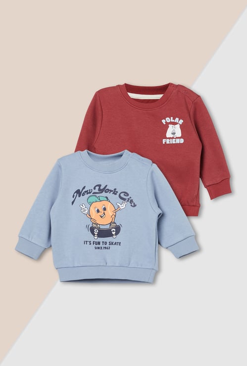 Boys Printed Sweatshirt - Pack of 2