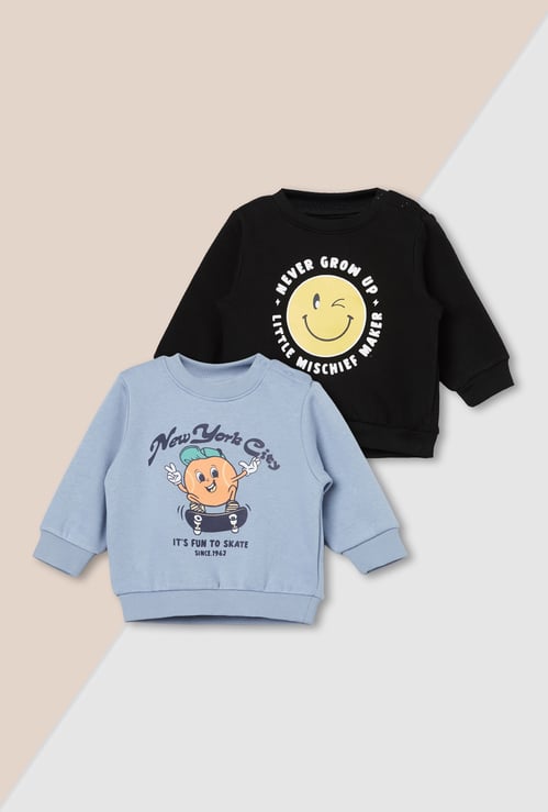 Boys Printed Sweatshirt - Pack of 2