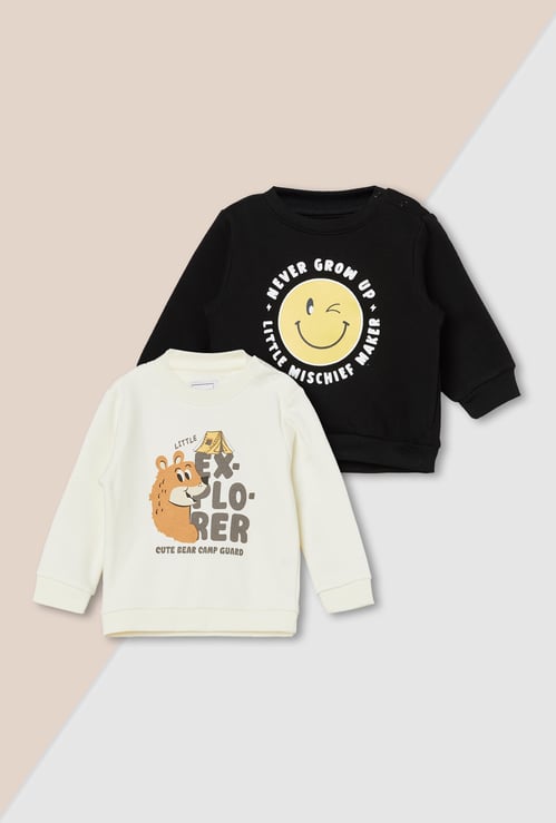 Boys Printed Sweatshirt - Pack of 2