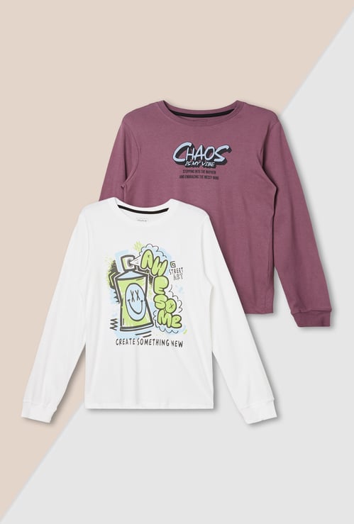 Boys Printed T-shirt - Pack of 2
