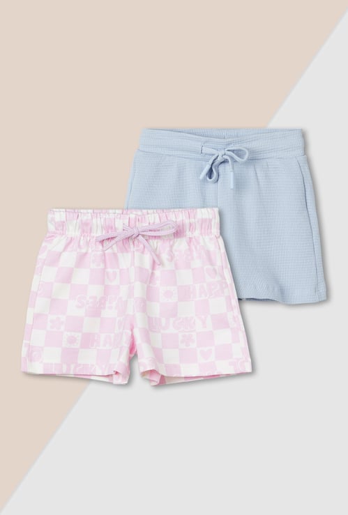 Girls Assorted Shorts - Pack of 2