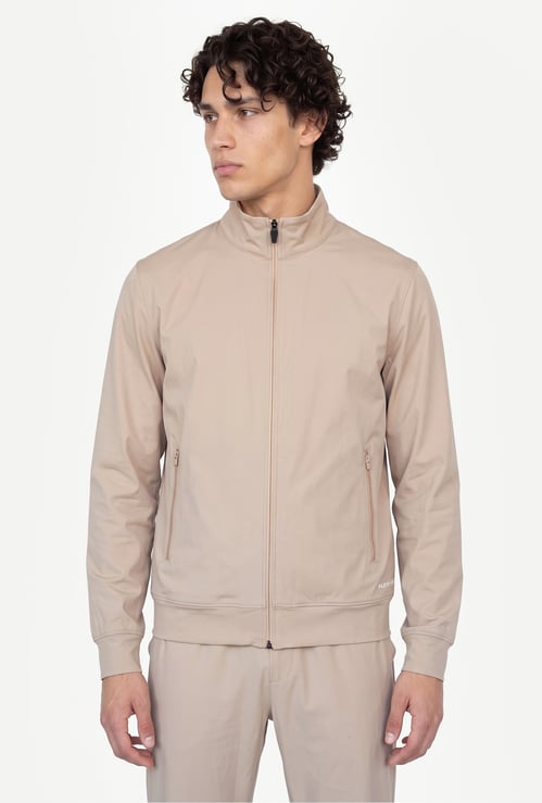 Men High-Neck BomberJacket