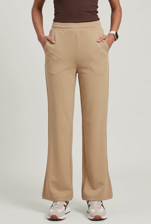 Women Wide-Leg Sports Track Pants