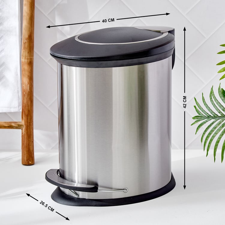Sedona Josette Stainless Steel Pedal Waste Bin - 19.58L