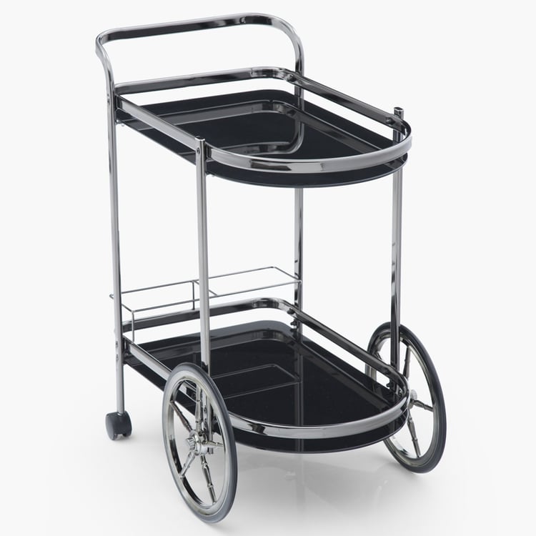 Notica Serving Trolley - Silver