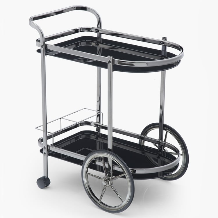 Notica Serving Trolley - Silver