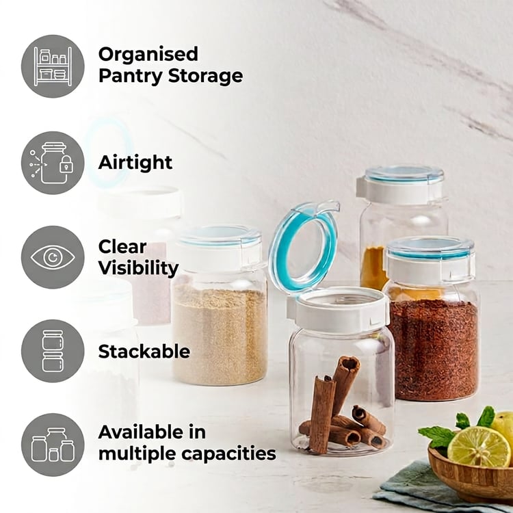 Barbados Set of 6 PET Canisters - 350ml