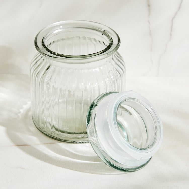 Marley Mimosa Set of 6 Glass Storage Jar - 650ml