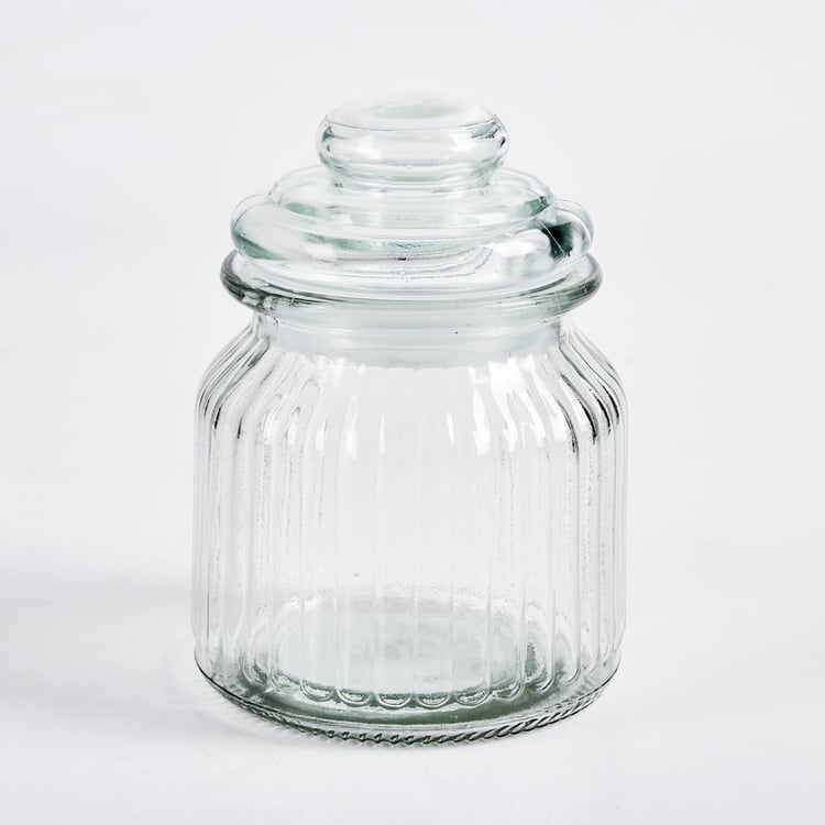 Marley Mimosa Set of 6 Glass Storage Jar - 650ml