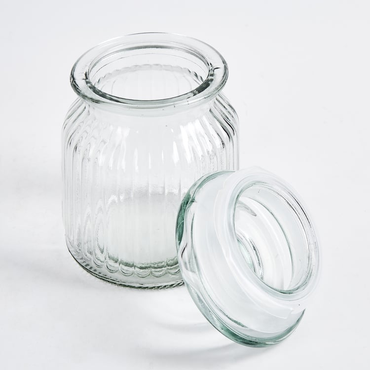 Marley Mimosa Set of 6 Glass Storage Jar - 650ml