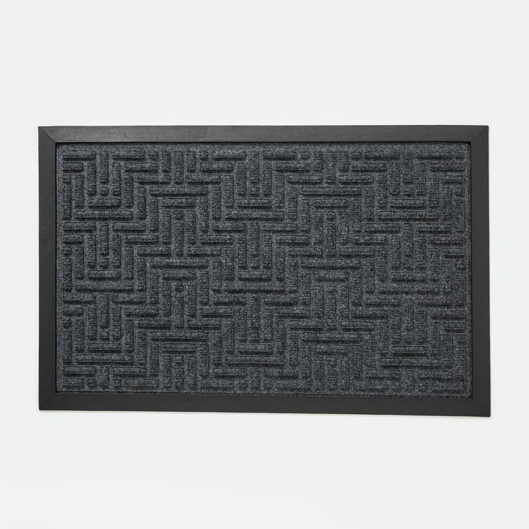 Cadence Astilbe Rubber Embossed Doormat - 60x40cm