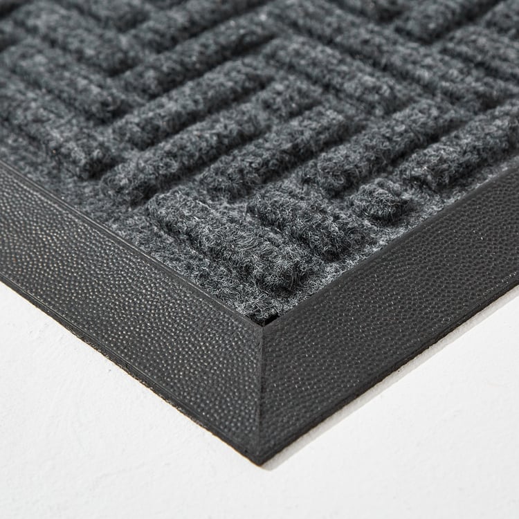Cadence Astilbe Rubber Embossed Doormat - 60x40cm