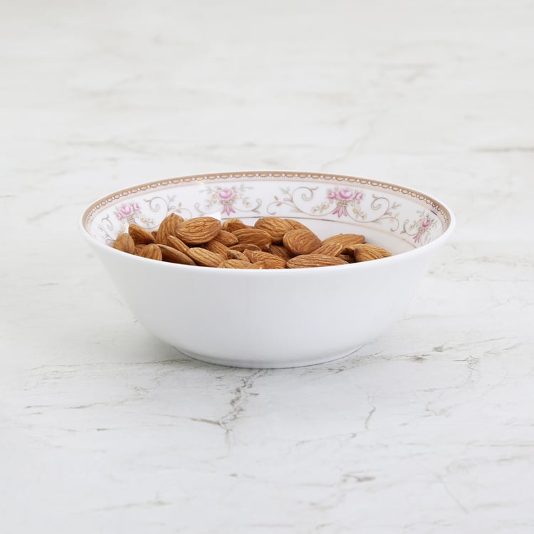 Altius Casablanca Bone China Printed Cereal Bowl - 450ml