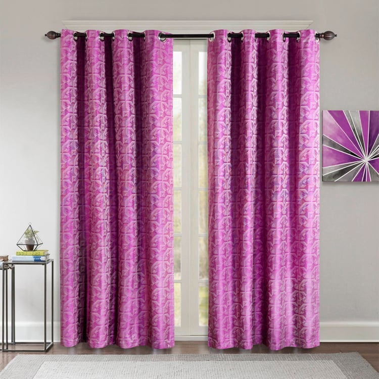 DECO WINDOW Set of 2 Woven Blackout Door Curtains