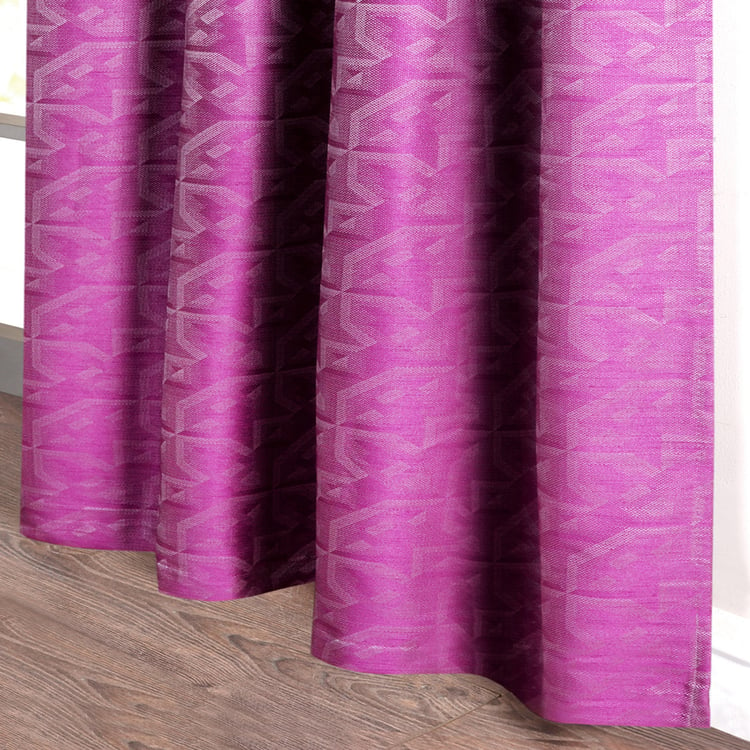 DECO WINDOW Set of 2 Woven Blackout Door Curtains