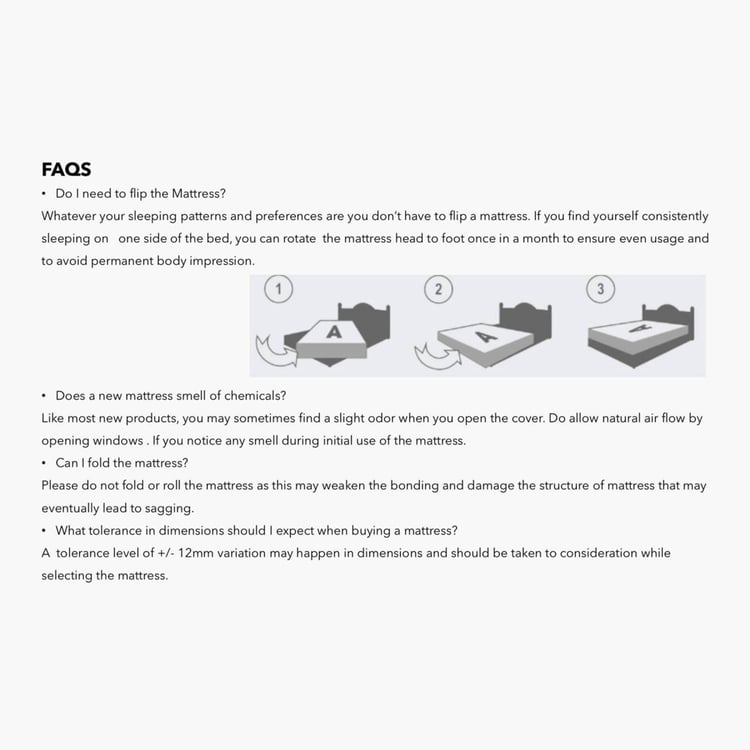 Restofit Pro 6 Inches Teen Mattress with Bonnel Spring, 120x195cm - Beige