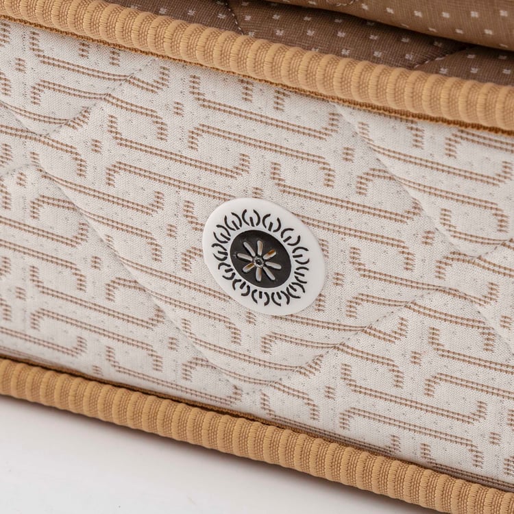 Restomax Pro 6+1 Inch Bonnel Spring Teen Mattress with Pillow Top, 120x195cm - Beige