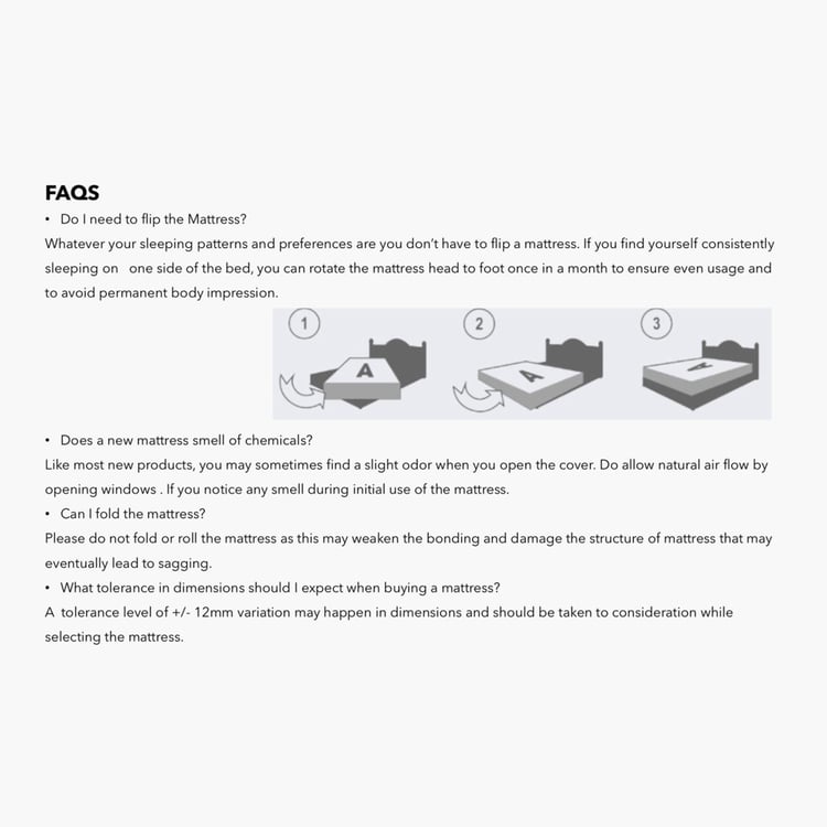 Restomax Elite 6-Inches Pocket Spring Queen Mattress, 150x195cm - White