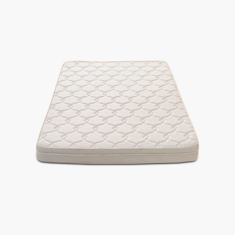Restofit Ultima 4+2 Inches Orthopaedic King Mattress with HR Foam, 180x195cm - White