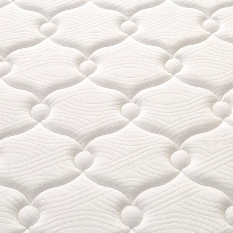 Restofit Ultima 4+2-Inches Orthopaedic Queen Mattress with HR Foam, 150x195cm - White