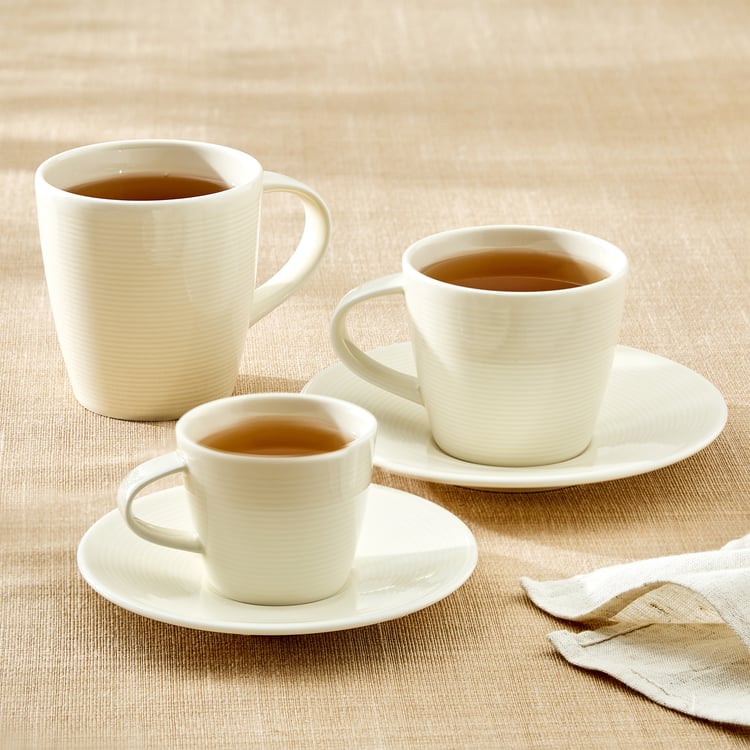 Marshmallow Porcelain Cup and Saucer - 180ml