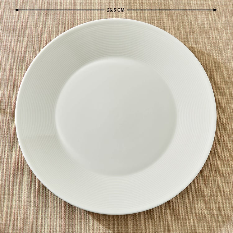 Marshmallow Porcelain Dinner Plate - 26.5cm