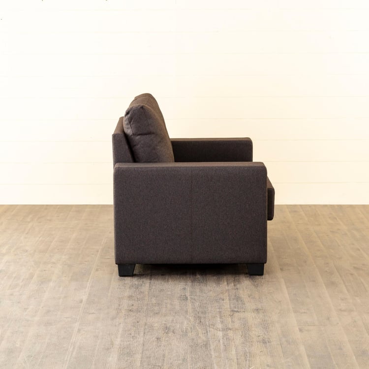 Helios Mendoza Fabric 3+2 Seater Sofa Set - Brown