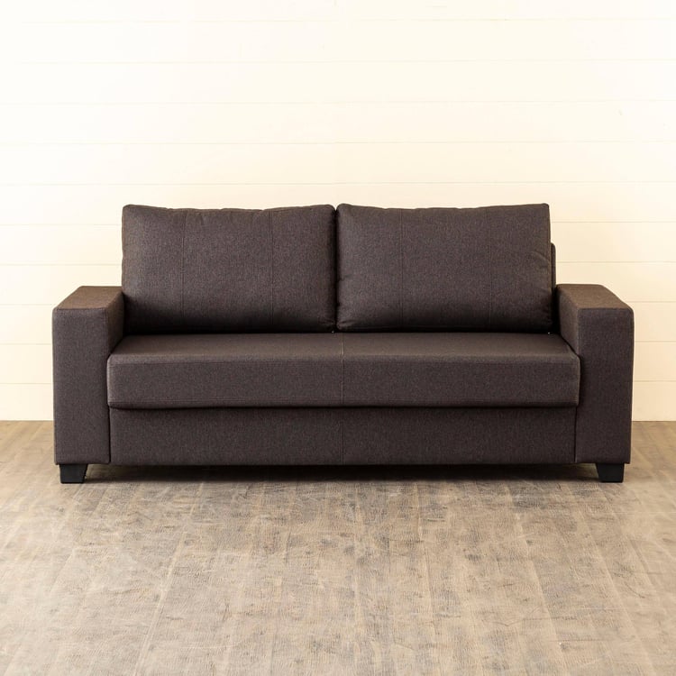 Helios Mendoza Fabric 3+2 Seater Sofa Set - Brown