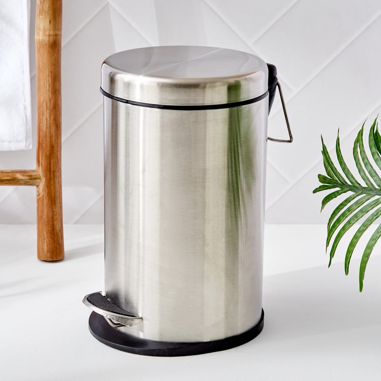 Sedona Stainless Steel Pedal Waste Bin - 5L