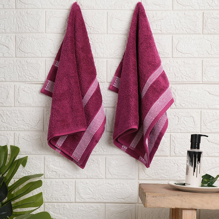 SPACES Hygro Set of 2 Cotton Hand Towels - 60x40cm