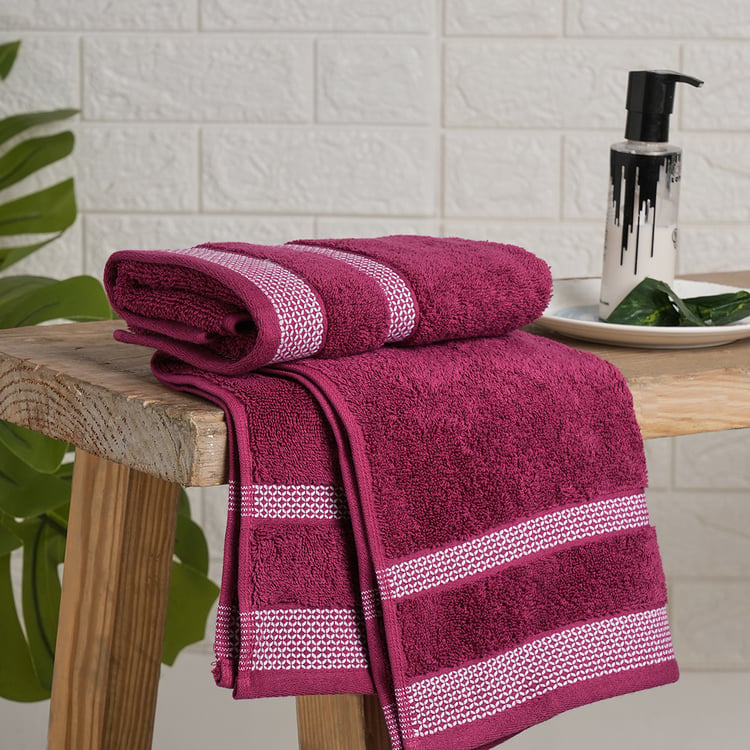 SPACES Hygro Set of 2 Cotton Hand Towels - 60x40cm