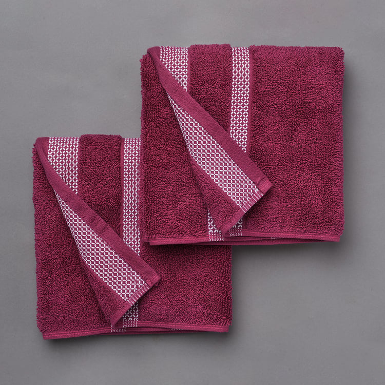 SPACES Hygro Set of 2 Cotton Hand Towels - 60x40cm