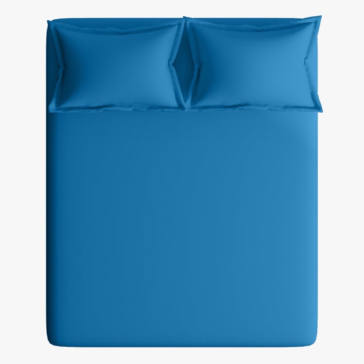 PORTICO Shades Cotton 3Pcs Super King Bedsheet Set