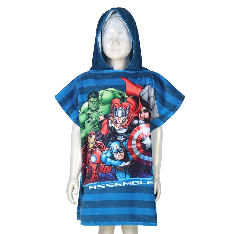 SPACES Marvel Avengers Cotton Kids Poncho - S