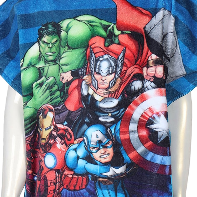 SPACES Marvel Avengers Cotton Kids Poncho - S