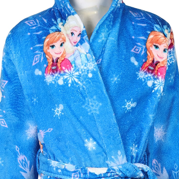 SPACES Disney Frozen Cotton Kids Bathrobe - S