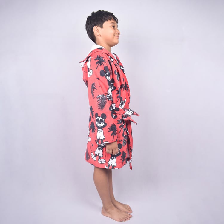 SPACES Disney Mickey Cotton Kids Bathrobe - S