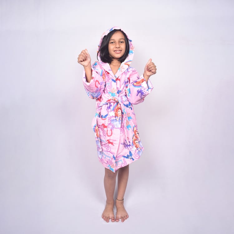 SPACES Disney Sofia Cotton Kids Bathrobe - S