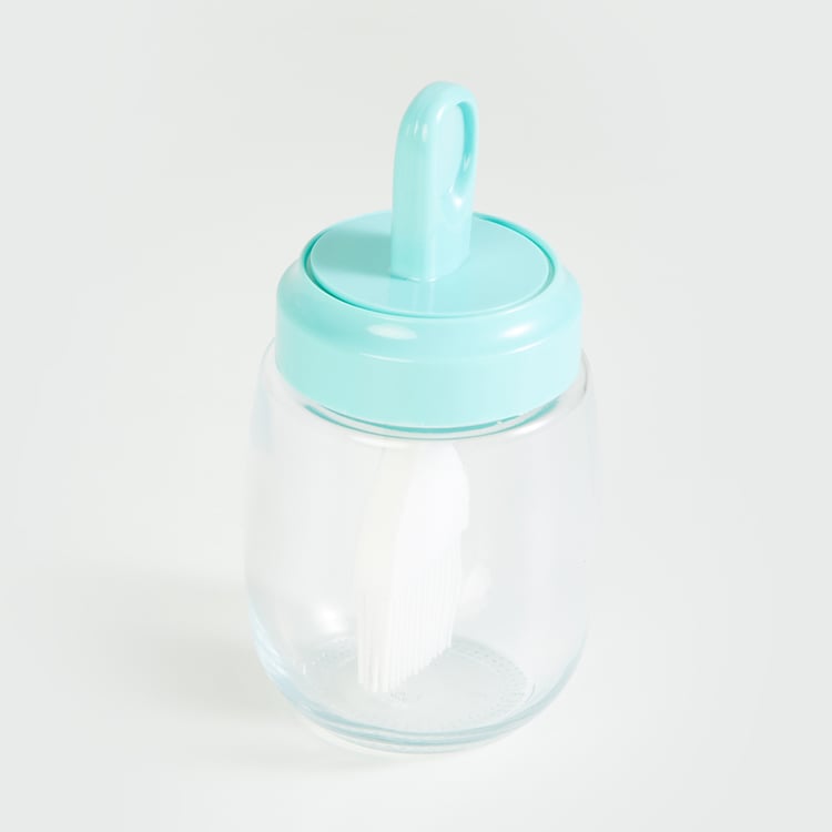 Pamolive Glass Oil Bottle with Drip Brush - 290ml