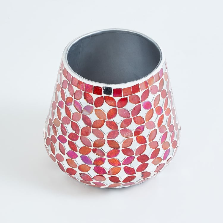 Corsica Metal Mosaic Vase